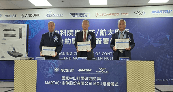 MARTAC Signs MOU with NCSIST and Confucian to Advance USV Development in&nbsp;Taiwan